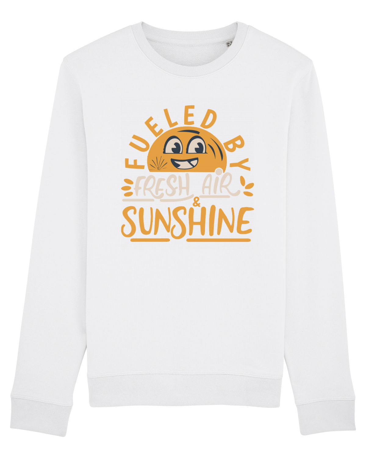 Bluză mânecă lungă Unisex Rise White