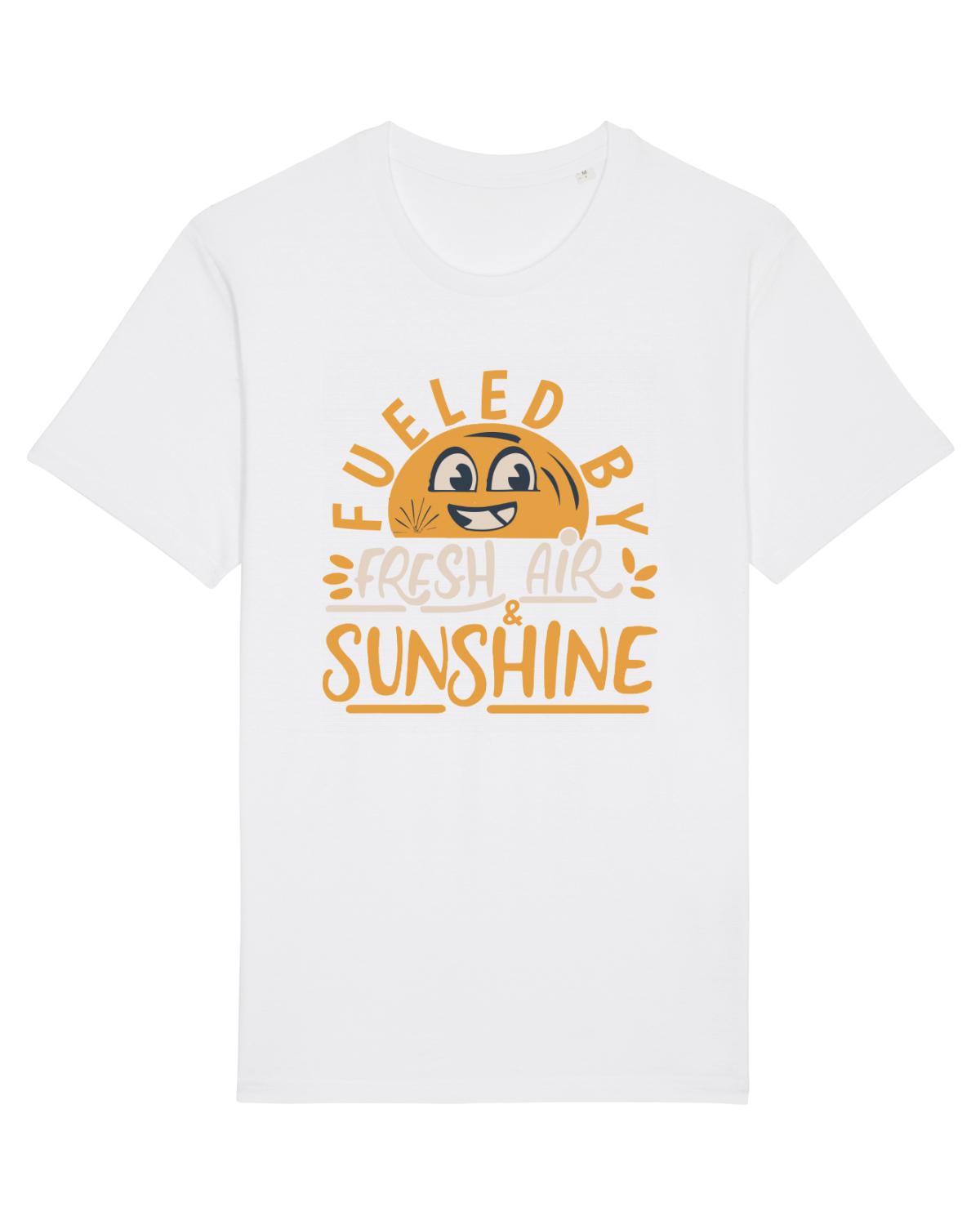 Tricou mânecă scurtă Unisex Rocker White