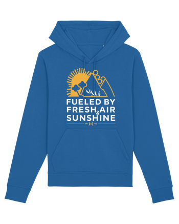 Fueled By Fresh Air And Sunshine (mountain) Royal Blue