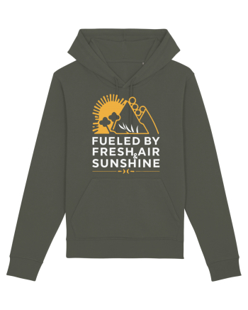 Fueled By Fresh Air And Sunshine (mountain) Khaki