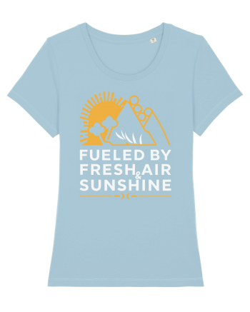 Fueled By Fresh Air And Sunshine (mountain) Sky Blue