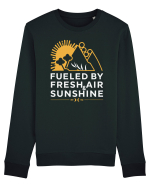 Fueled By Fresh Air And Sunshine (mountain) Bluză mânecă lungă Unisex Rise