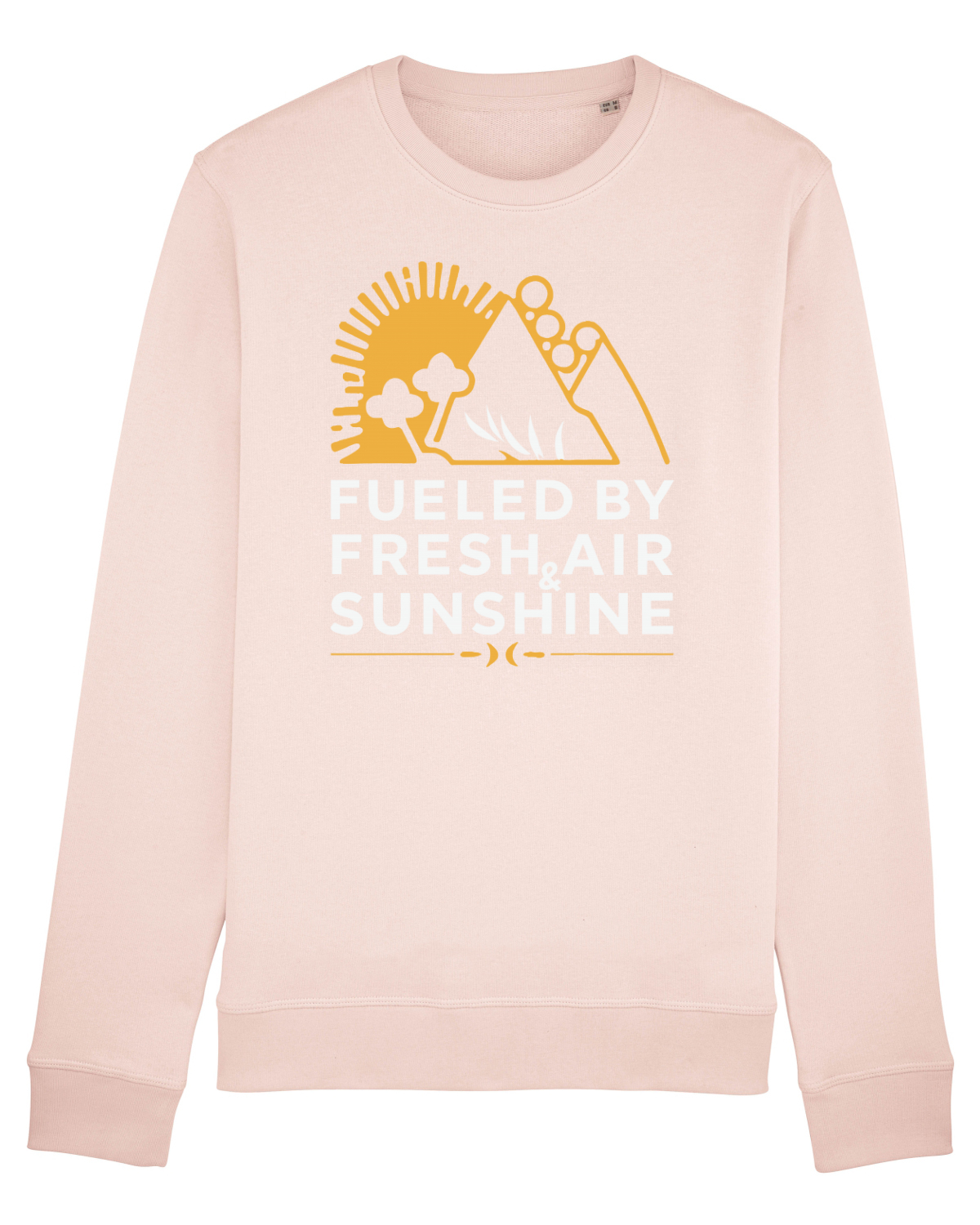 Bluză mânecă lungă Unisex Rise Candy Pink