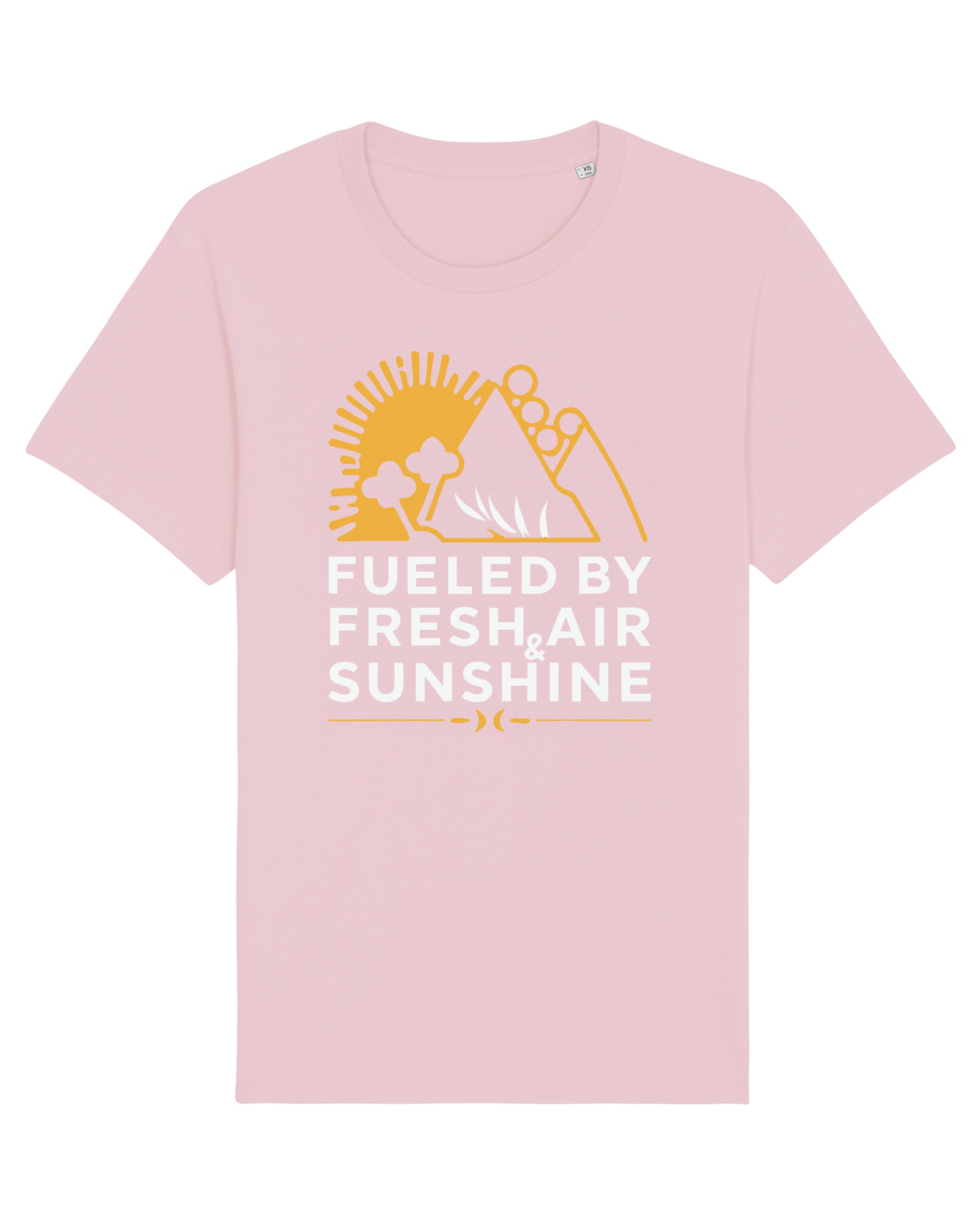 Tricou mânecă scurtă Unisex Rocker Cotton Pink