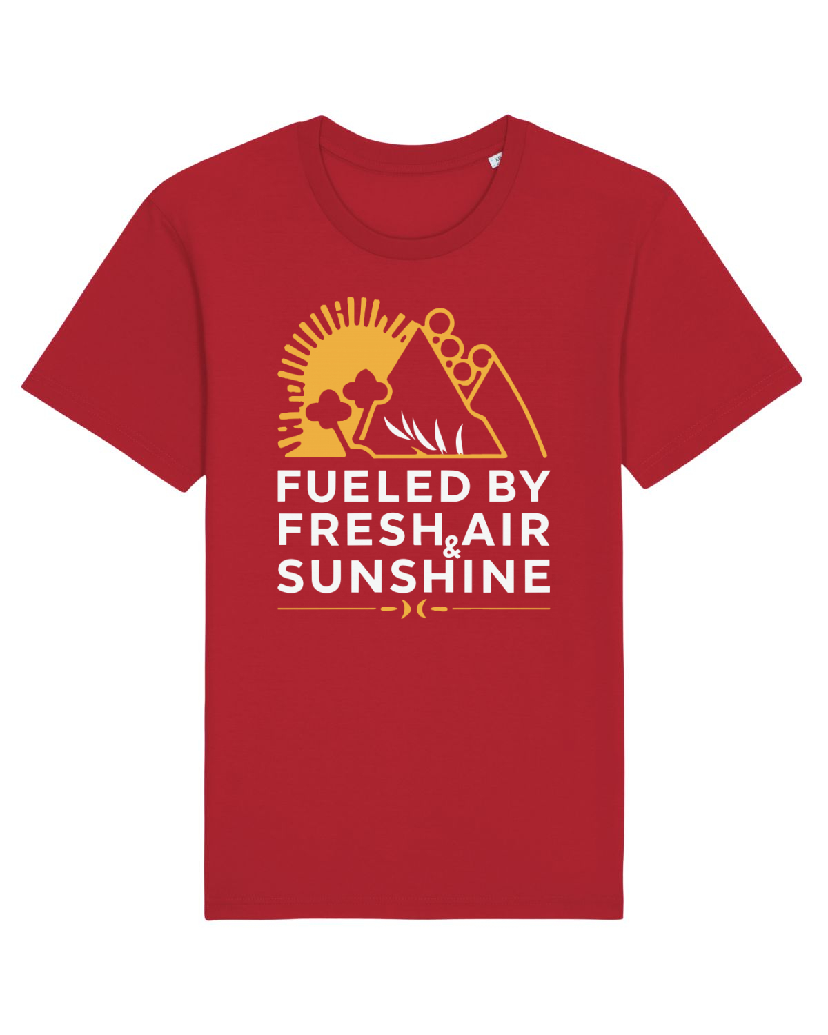 Tricou mânecă scurtă Unisex Rocker Red