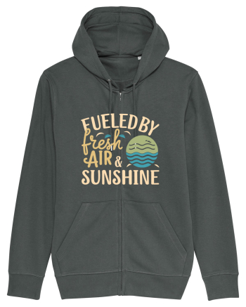 Fueled By Fresh Air And Sunshine (wave) Anthracite