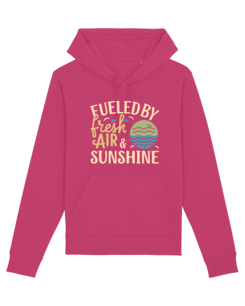 Fueled By Fresh Air And Sunshine (wave) Raspberry