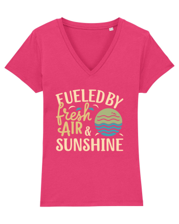 Fueled By Fresh Air And Sunshine (wave) Raspberry