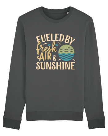 Fueled By Fresh Air And Sunshine (wave) Anthracite