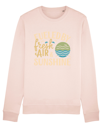 Fueled By Fresh Air And Sunshine (wave) Candy Pink