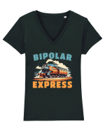 Bipolar Express Tricou mânecă scurtă guler V Damă Evoker