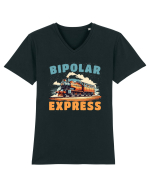 Bipolar Express Tricou mânecă scurtă guler V Bărbat Presenter