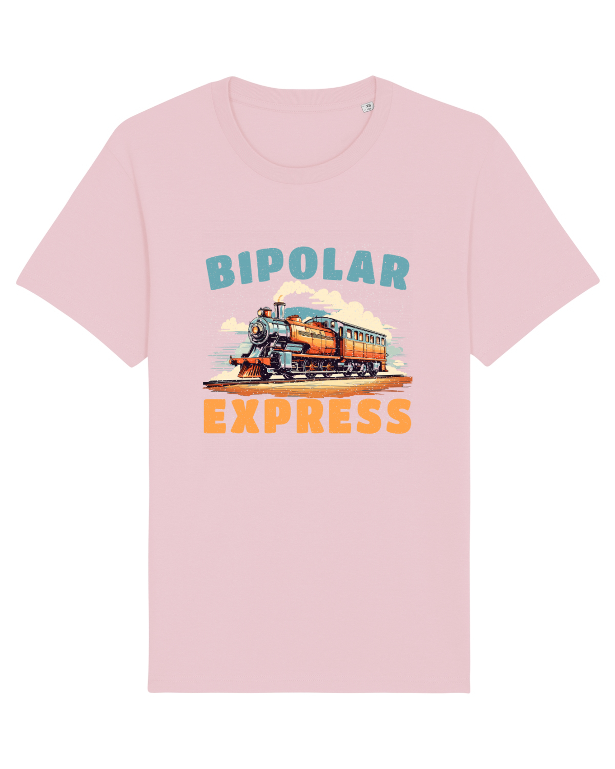 Tricou mânecă scurtă Unisex Rocker Cotton Pink