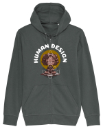 Human Design Hanorac cu fermoar Unisex Connector