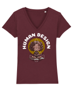 Human Design Tricou mânecă scurtă guler V Damă Evoker