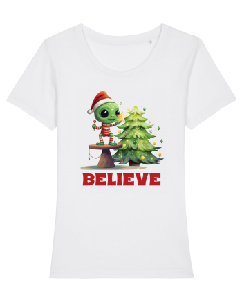 cu extraterestrii de Craciun - Believe White