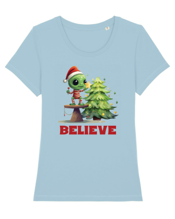cu extraterestrii de Craciun - Believe Sky Blue