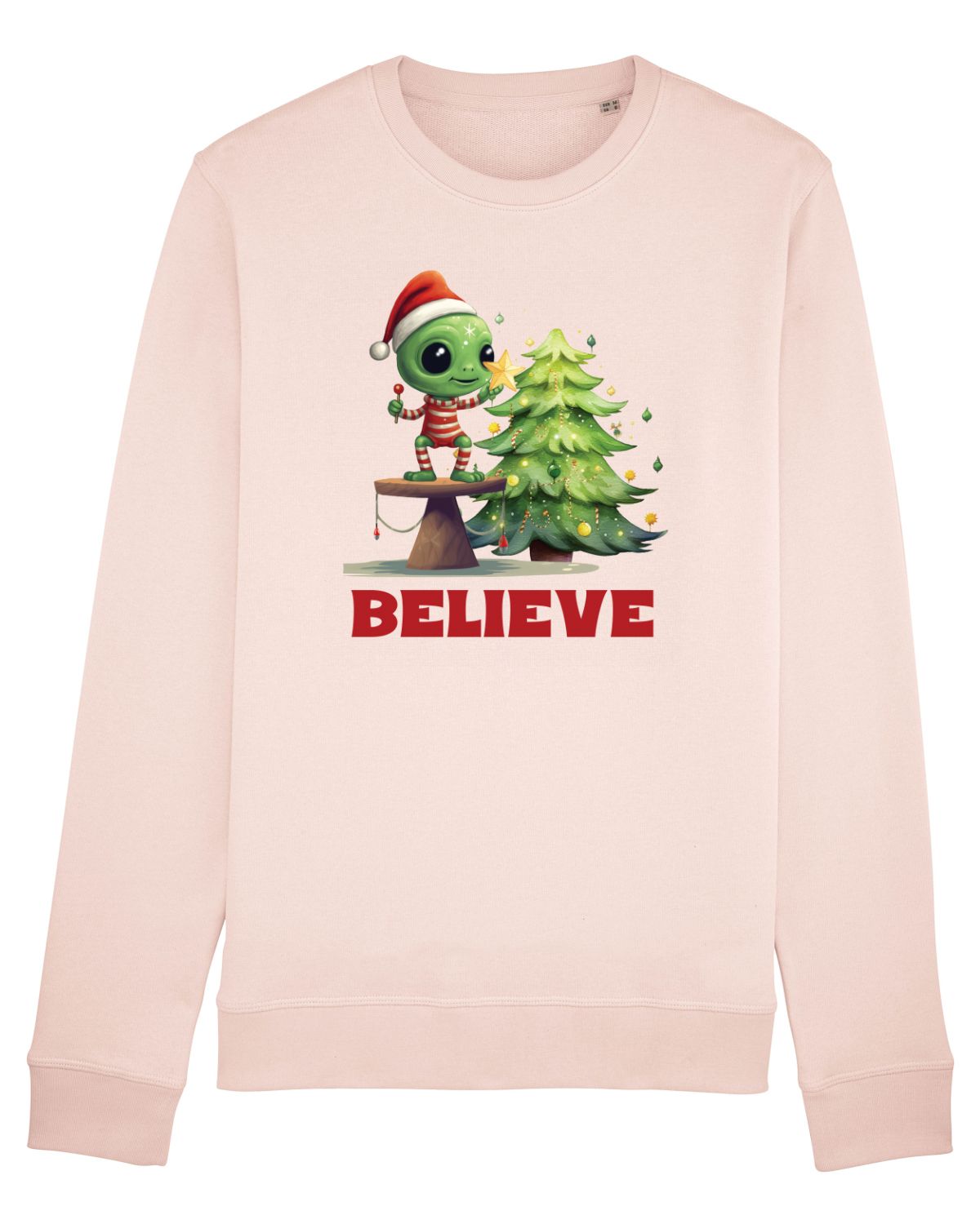 Bluză mânecă lungă Unisex Rise Candy Pink