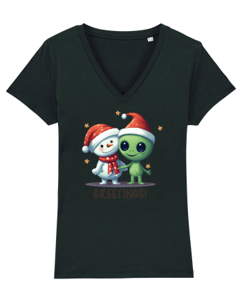 cu extraterestrii de Craciun - Greetings from Outer Christmas Black