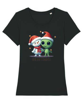cu extraterestrii de Craciun - Greetings from Outer Christmas Black