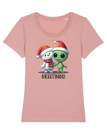 cu extraterestrii de Craciun - Greetings from Outer Christmas Canyon Pink