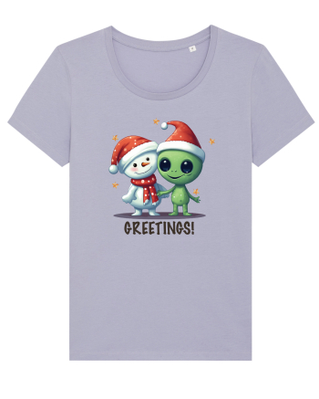 cu extraterestrii de Craciun - Greetings from Outer Christmas Lavender