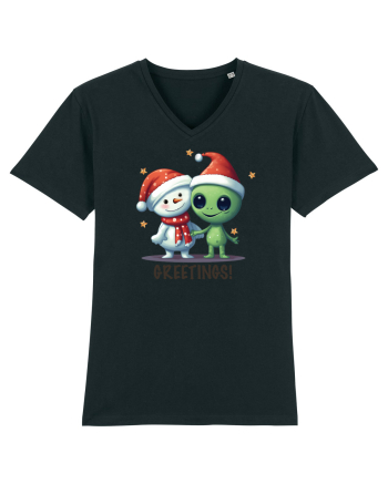 cu extraterestrii de Craciun - Greetings from Outer Christmas Black