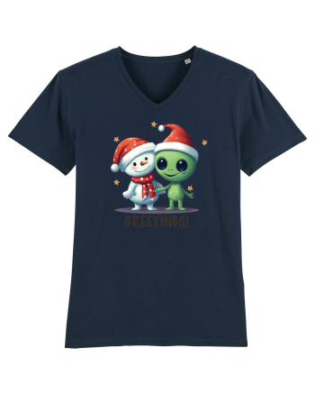 cu extraterestrii de Craciun - Greetings from Outer Christmas French Navy