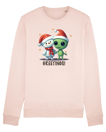 cu extraterestrii de Craciun - Greetings from Outer Christmas Candy Pink
