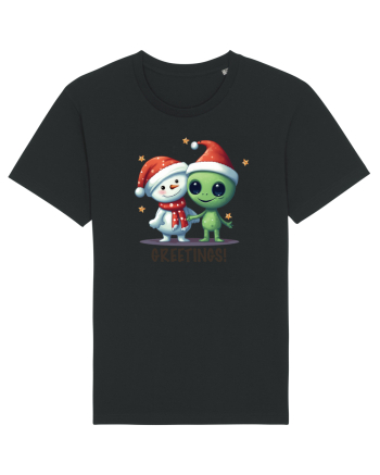 cu extraterestrii de Craciun - Greetings from Outer Christmas Black