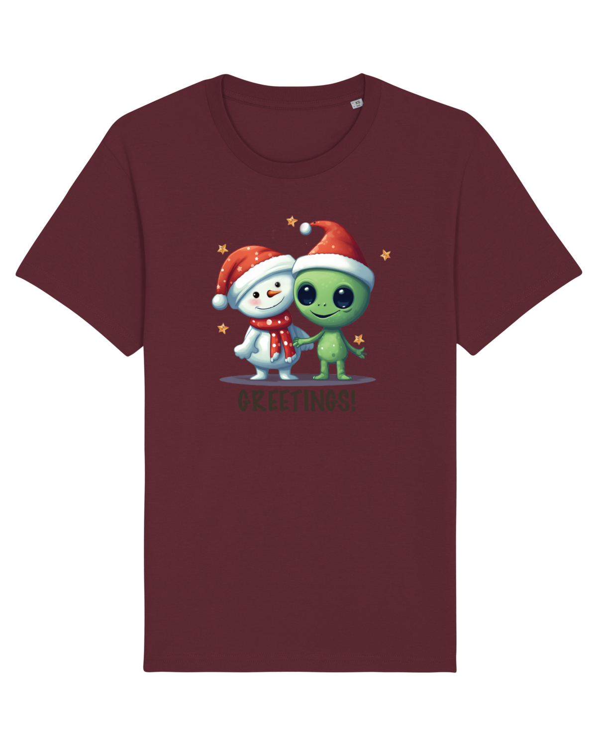 Tricou mânecă scurtă Unisex Rocker Burgundy