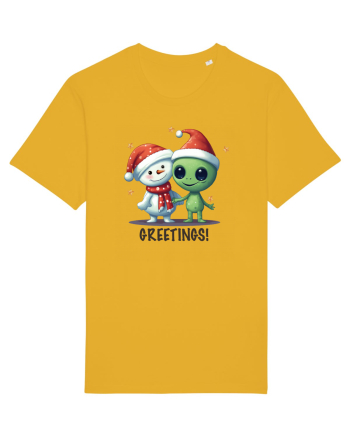 cu extraterestrii de Craciun - Greetings from Outer Christmas Spectra Yellow