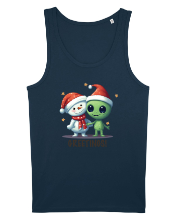 cu extraterestrii de Craciun - Greetings from Outer Christmas Navy