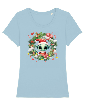 cu extraterestrii de Craciun - Have yourself a weird little Christmas Sky Blue