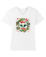 cu extraterestrii de Craciun - Have yourself a weird little Christmas Tricou mânecă scurtă guler V Bărbat Presenter