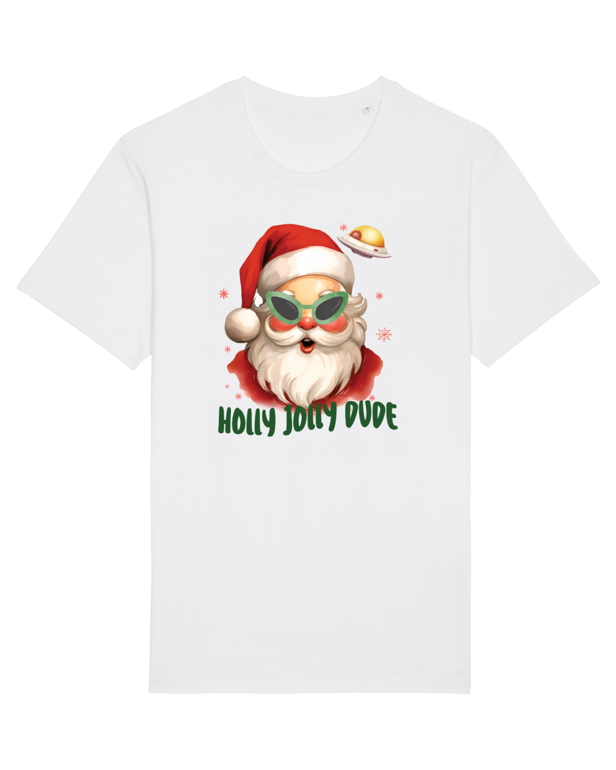 Tricou mânecă scurtă Unisex Rocker White