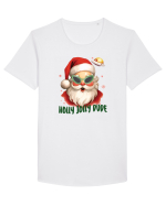 cu extraterestrii de Craciun - Holly jolly dude Tricou mânecă scurtă guler larg Bărbat Skater