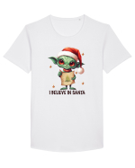 cu extraterestrii de Craciun - I believe in Santa Tricou mânecă scurtă guler larg Bărbat Skater