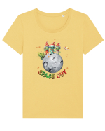 cu extraterestrii de Craciun - Space out Tricou mânecă scurtă guler larg fitted Damă Expresser