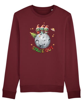 cu extraterestrii de Craciun - Space out Burgundy