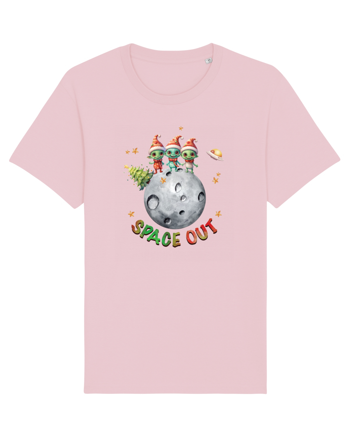 Tricou mânecă scurtă Unisex Rocker Cotton Pink