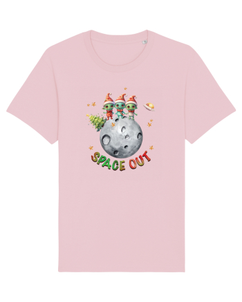 cu extraterestrii de Craciun - Space out Cotton Pink