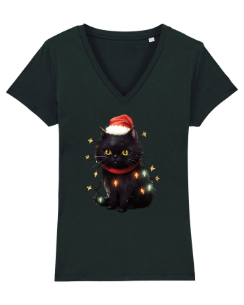 cu pisici de Craciun - Christmas Black Cat Black