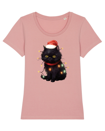 cu pisici de Craciun - Christmas Black Cat Canyon Pink