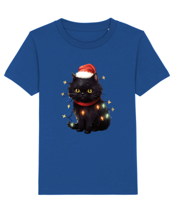 cu pisici de Craciun - Christmas Black Cat Majorelle Blue