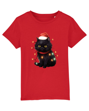 cu pisici de Craciun - Christmas Black Cat Red