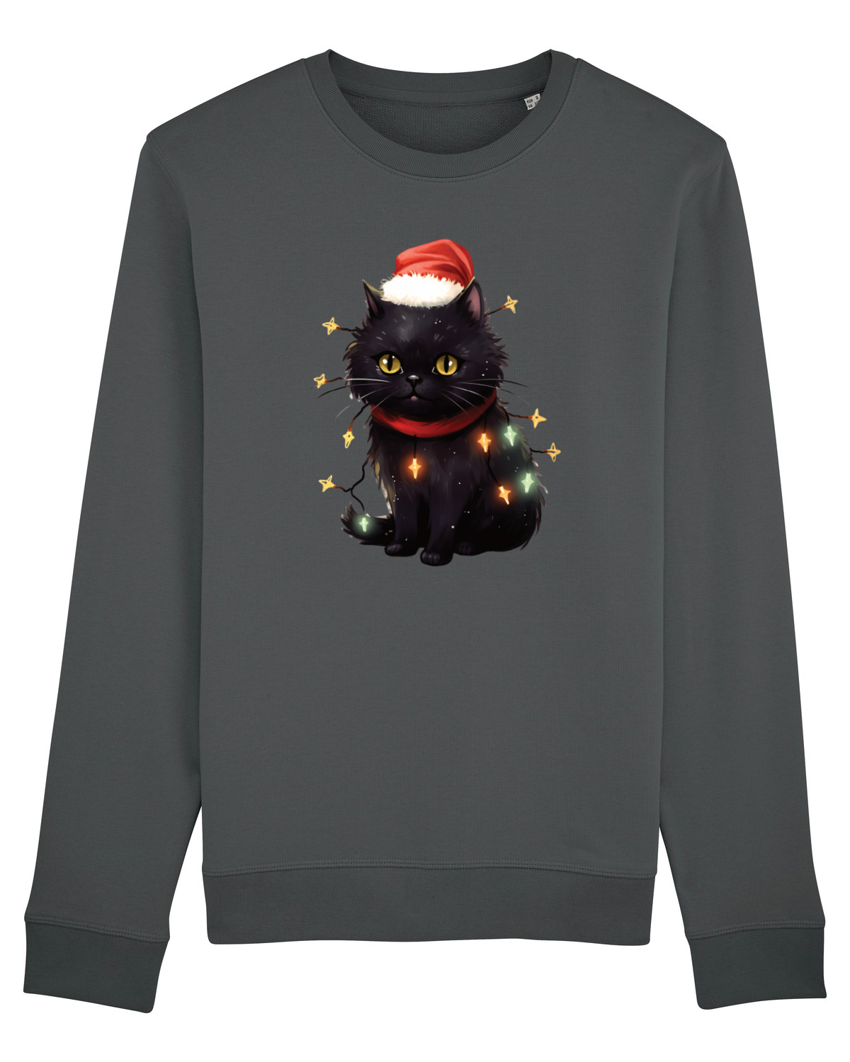 Bluză mânecă lungă Unisex Rise Anthracite