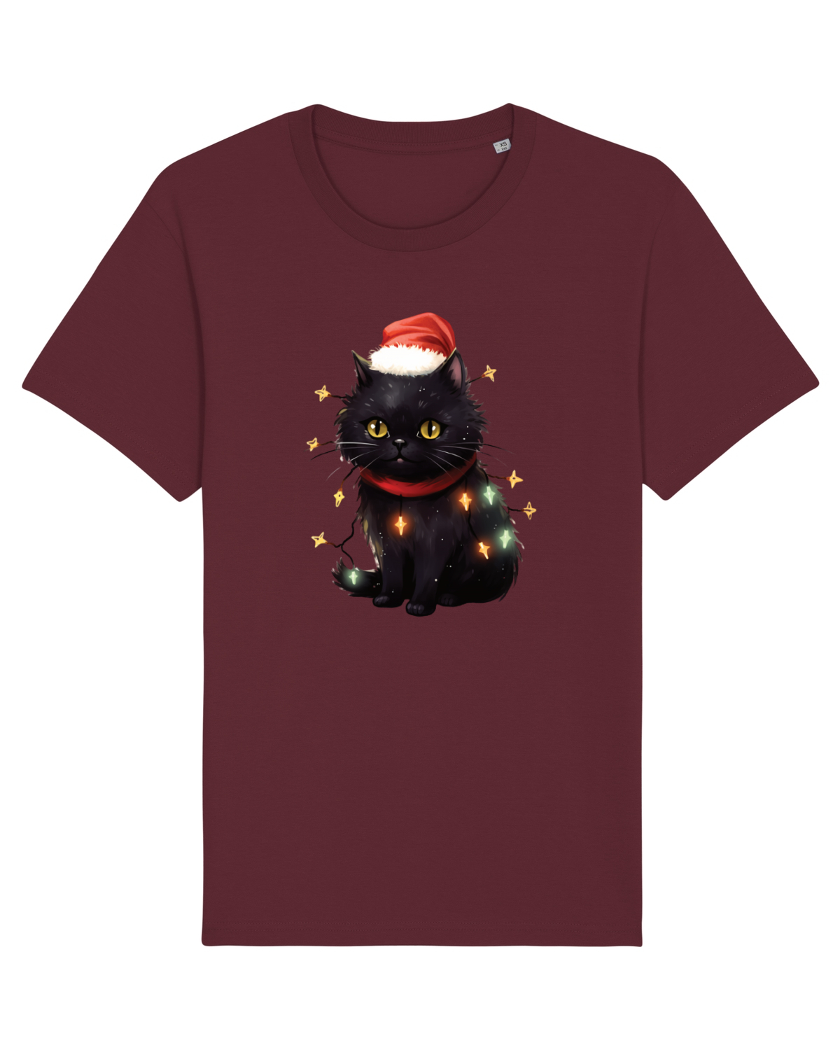 Tricou mânecă scurtă Unisex Rocker Burgundy