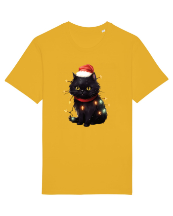 cu pisici de Craciun - Christmas Black Cat Spectra Yellow