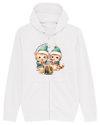 cu pisici de Craciun - Cookies for Santa Claus White